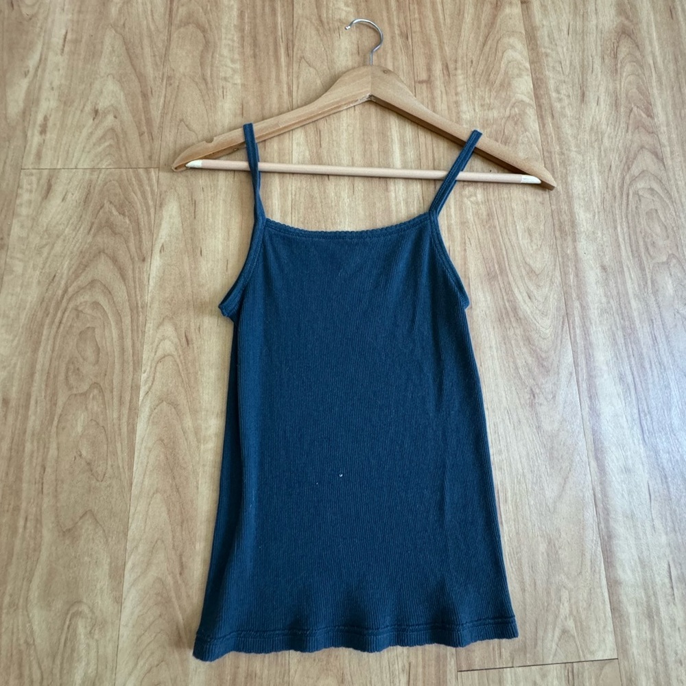 brandy melville | long black tank top